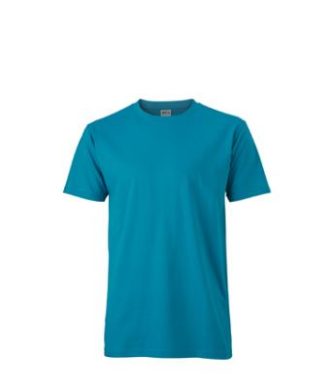 Werbemittel T-Shirt Mens Slim Fit-T - caribbeanblue