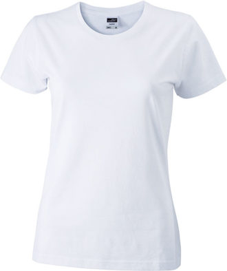 Werbeartikel Damen T-Shirt Ladies Slim Fit - white