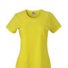 Werbeartikel Damen T-Shirt Ladies Slim Fit - yellow