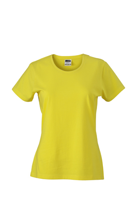 Werbeartikel Damen T-Shirt Ladies Slim Fit - yellow