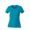 Werbeartikel Damen T-Shirt Ladies Slim Fit - caribbeanblue