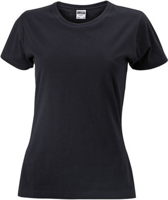 Werbeartikel Damen T-Shirt Ladies Slim Fit - black