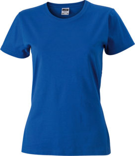 Werbeartikel Damen T-Shirt Ladies Slim Fit - cobalt