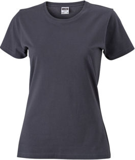 Werbeartikel Damen T-Shirt Ladies Slim Fit - graphite
