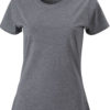 Werbeartikel Damen T-Shirt Ladies Slim Fitngarm - grey heather