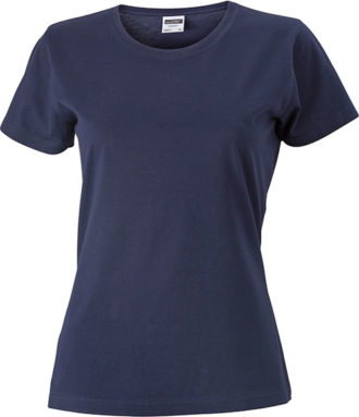 Werbeartikel Damen T-Shirt Ladies Slim Fit - navy