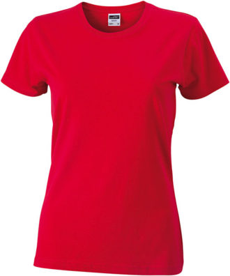 Werbeartikel Damen T-Shirt Ladies Slim Fit - red