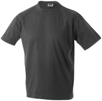 T-Shirt Werbung auf Round-T Heavy - graphite