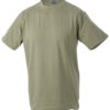 T-Shirt Werbung auf Round-T Heavy - khaki