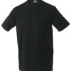 T Shirt Werbung auf Round T Heavy - black