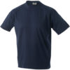 T Shirt Werbung auf Round T Heavy - navy