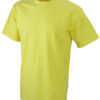 T-Shirt Werbung auf Round-T Heavy - yellow