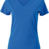 Werbemittel Damen T-Shirt V-Ausschnitt - royal