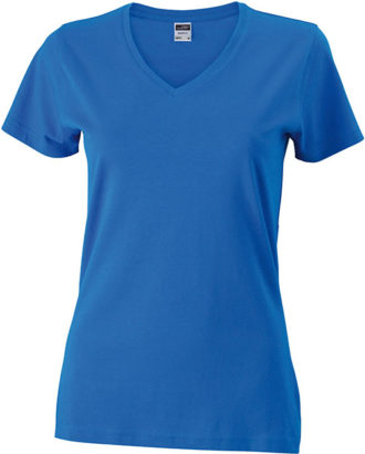 Werbemittel Damen T-Shirt V-Ausschnitt - royal