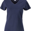 Werbemittel Damen T-Shirt V-Ausschnitt - navy