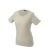 Ladies Basic T Shirt Damenshirt - stone