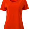 Ladies Basic T Shirt Damenshirt - dark orange