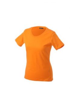 Ladies Basic T Shirt Damenshirt - orange