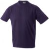 Kinder T-Shirt Junior Basic-T - aubergine