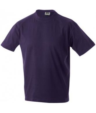 Kinder T-Shirt Junior Basic-T - aubergine