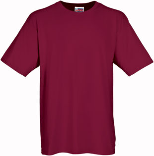 Werbeartikel T Shirt Round Medium - bordeaux
