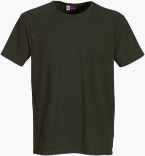 Werbeartikel T Shirt Round Medium - olivgrün
