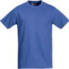 Werbeartikel T Shirt Round Medium - azurblau