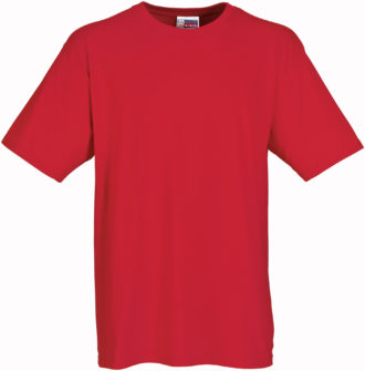 Werbeartikel T Shirt Round Medium - rot