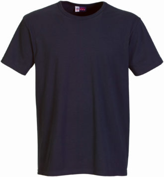 Werbeartikel T Shirt Round Medium - navy