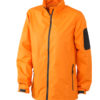 Werbeartikel Sportjacken Ladies Windbreaker - orange/carbon