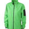 Werbeartikel Sportjacken Ladies Windbreaker - lime green/carbon