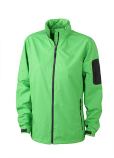 Werbeartikel Sportjacken Ladies Windbreaker - lime green/carbon