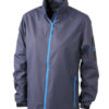 Werbeartikel Sportjacken Ladies Windbreaker - navy/aqua