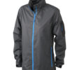 Werbeartikel Sportjacken Ladies Windbreaker - carbon/aqua