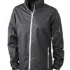 Werbeartikel Sportjacken Ladies Windbreaker - black/silver