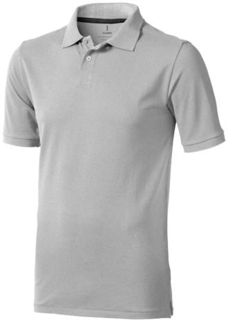 Seller Poloshirt - grau meliert