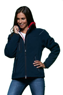 Werbeartikel Softshell Jacken Ladies Winter - in action