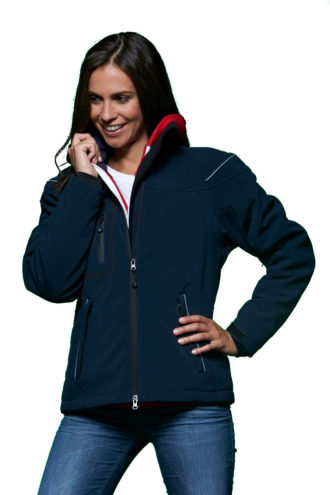 Werbeartikel Softshell Jacken Ladies Winter - in action