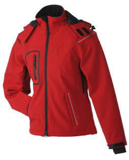 Werbeartikel Softshell Jacken Ladies Winter - red