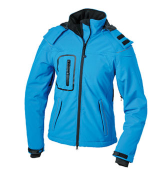 Werbeartikel Softshell Jacken Ladies Winter - aqua