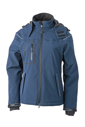 Werbeartikel Softshell Jacken Ladies Winter - navy