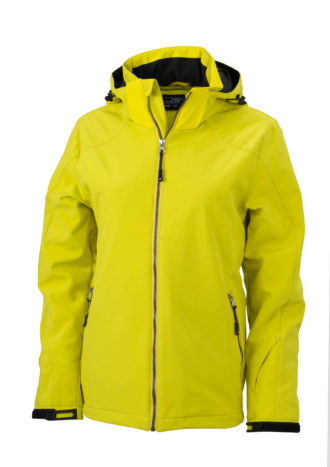 Wintersport Jacket Ladies James and Nicholson - yellow