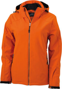 Wintersport Jacket Ladies James and Nicholson - dark orange
