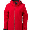 Wintersport Jacket Ladies James and Nicholson - red