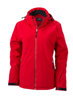 Wintersport Jacket Ladies James and Nicholson - red