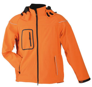 Softshelljacke Winter Jacket Men - orange