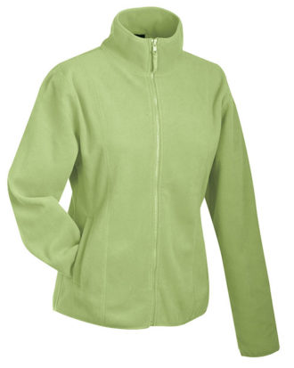 Werbeartikel Fleecejacken Damen - lime green