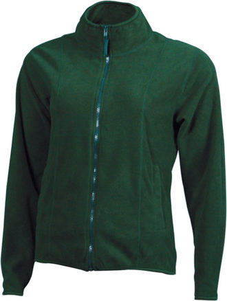 Werbeartikel Fleecejacken Damen - dark green