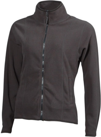 Werbeartikel Fleecejacken Damen - dark grey