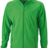 Werbeartikel Fleece Jacke Structure - green/dark green